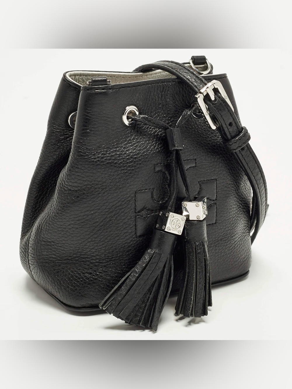 Tory Burch Thea Mini Bucket Bag | Black